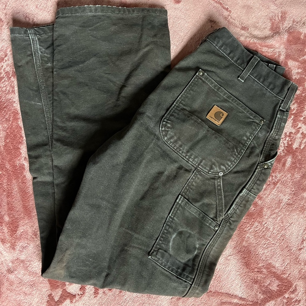 Double knee brown carhartt jeans 32x32